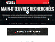 Tablet Screenshot of charbonbasques.com